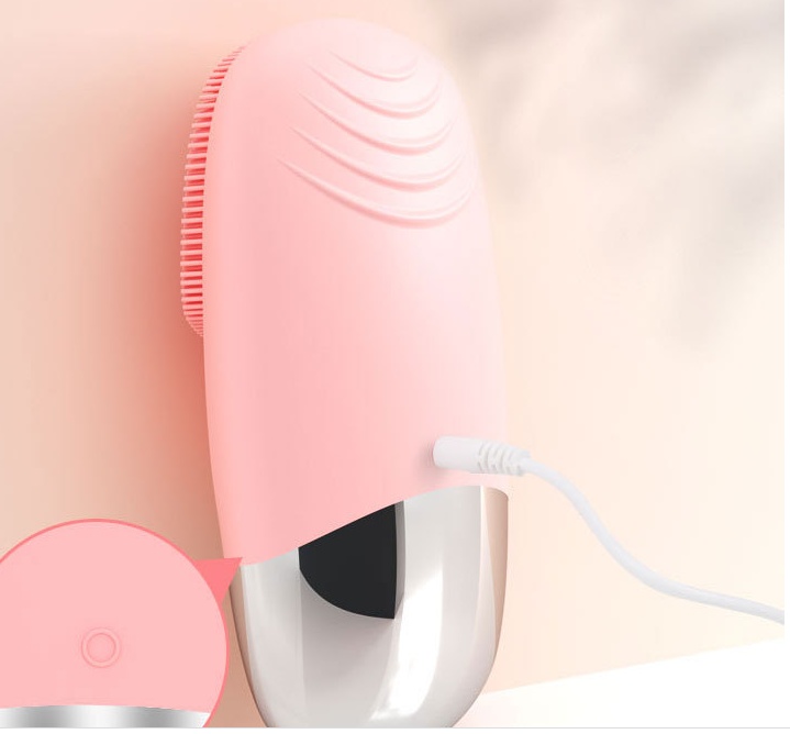 Mini Silicone Electric Face Cleansing Brush - Image 2